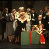 Entire cast in a scene from the Broadway production of the musical "Annie."