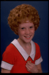 Actress Theda Stemler as Annie from the Philadelphia production of the musical "Annie."