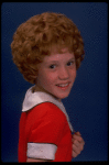 Actress Theda Stemler as Annie from the Philadelphia production of the musical "Annie."