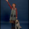 Actress Theda Stemler as Annie w. Sandy from the Philadelphia production of the musical "Annie."