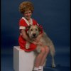 Actress Theda Stemler as Annie w. Sandy from the Philadelphia production of the musical "Annie."