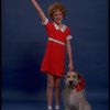 Actress Theda Stemler as Annie w. Sandy from the Philadelphia production of the musical "Annie."