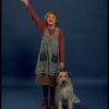 Actress Theda Stemler as Annie w. Sandy from the Philadelphia production of the musical "Annie."