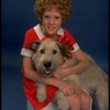 Actress Theda Stemler as Annie w. Sandy from the Philadelphia production of the musical "Annie."