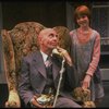 Norwood Smith as Daddy Warbucks and Theda Stemler as Annie in a scene from the Philadelphia production of the musical "Annie."