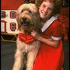 Theda Stemler as Annie w. Sandy in a scene from the Philadelphia production of the musical "Annie."