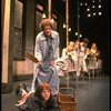 Theda Stemler as Annie and Ruth Kobart as Miss Hannigan w. orphans in a scene from the Philadelphia production of the musical "Annie." (Philadelphia)