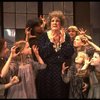 Ruth Kobart as Miss Hannigan w. orphans in a scene from the Philadelphia production of the musical "Annie." (Philadelphia)