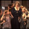 Ruth Kobart as Miss Hannigan w. orphans in a scene from the Philadelphia production of the musical "Annie." (Philadelphia)