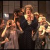 Ruth Kobart as Miss Hannigan w. orphans in a scene from the Philadelphia production of the musical "Annie." (Philadelphia)