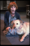 Kristi Coombs as Annie w. Sandy in a scene from the New Orleans production of the musical "Annie."