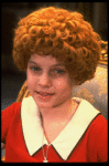 Kristi Coombs as Annie in a scene from the New Orleans production of the musical "Annie."