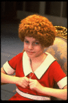 Kristi Coombs as Annie in a scene from the New Orleans production of the musical "Annie."