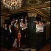 Entire cast posing in lobby of theatre of the New Orleans production of the musical "Annie."