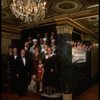 Entire cast posing in lobby of theatre of the New Orleans production of the musical "Annie."