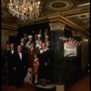 Entire cast posing in lobby of theatre of the New Orleans production of the musical "Annie."
