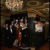Entire cast posing in lobby of theatre of the New Orleans production of the musical "Annie."