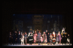 Entire cast in a scene from the New Orleans production of the musical "Annie."