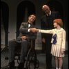 Kristi Coombs as Annie and Reid Shelton as Daddy Warbucks w. FDR in a scene from a touring company of the musical "Annie." (New Orleans)
