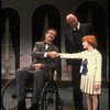 Kristi Coombs as Annie and Reid Shelton as Daddy Warbucks w. FDR in a scene from a touring company of the musical "Annie." (New Orleans)