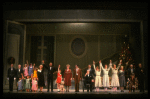 Entire cast in a scene from a touring company of the musical "Annie." (Louisville)