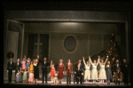 Entire cast in a scene from a touring company of the musical "Annie." (Louisville)