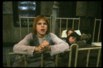 Bridget Walsh as Annie w. orphans in a scene from a touring company of the musical "Annie." (Fort Worth)