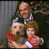 Bridget Walsh as Annie and Rhodes Reason as Daddy Warbucks w. Sandy in a scene from a touring company of the musical "Annie." (Fort Worth)