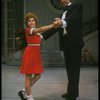 Bridget Walsh as Annie and Rhodes Reason as Daddy Warbucks in a scene from a touring company of the musical "Annie." (Fort Worth)