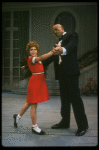 Bridget Walsh as Annie and Rhodes Reason as Daddy Warbucks in a scene from a touring company of the musical "Annie." (Fort Worth)