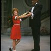 Bridget Walsh as Annie and Rhodes Reason as Daddy Warbucks in a scene from a touring company of the musical "Annie." (Fort Worth)