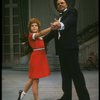 Bridget Walsh as Annie and Rhodes Reason as Daddy Warbucks in a scene from a touring company of the musical "Annie." (Fort Worth)