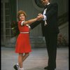 Bridget Walsh as Annie and Rhodes Reason as Daddy Warbucks in a scene from a touring company of the musical "Annie." (Fort Worth)