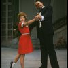 Bridget Walsh as Annie and Rhodes Reason as Daddy Warbucks in a scene from a touring company of the musical "Annie." (Fort Worth)