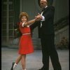 Bridget Walsh as Annie and Rhodes Reason as Daddy Warbucks in a scene from a touring company of the musical "Annie." (Fort Worth)