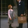 Bridget Walsh as Annie and Rhodes Reason as Daddy Warbucks in a scene from a touring company of the musical "Annie." (Fort Worth)