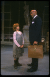 Bridget Walsh as Annie and Rhodes Reason as Daddy Warbucks in a scene from a touring company of the musical "Annie." (Fort Worth)