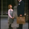 Bridget Walsh as Annie and Rhodes Reason as Daddy Warbucks in a scene from a touring company of the musical "Annie." (Fort Worth)