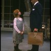 Bridget Walsh as Annie and Rhodes Reason as Daddy Warbucks in a scene from a touring company of the musical "Annie." (Fort Worth)