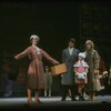 Bridget Walsh as Annie, Rhodes Reason as Daddy Warbucks and Lauren Mitchell as Grace in a scene from a touring company of the musical "Annie." (Fort Worth)