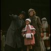 Bridget Walsh as Annie, Rhodes Reason as Daddy Warbucks and Lauren Mitchell as Grace in a scene from a touring company of the musical "Annie." (Fort Worth)