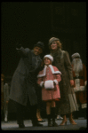 Bridget Walsh as Annie, Rhodes Reason as Daddy Warbucks and Lauren Mitchell as Grace in a scene from a touring company of the musical "Annie." (Fort Worth)