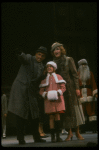 Bridget Walsh as Annie, Rhodes Reason as Daddy Warbucks and Lauren Mitchell as Grace in a scene from a touring company of the musical "Annie." (Fort Worth)