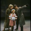 Bridget Walsh as Annie, Rhodes Reason as Daddy Warbucks and Lauren Mitchell as Grace in a scene from a touring company of the musical "Annie." (Fort Worth)