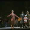 Bridget Walsh as Annie, Rhodes Reason as Daddy Warbucks and Lauren Mitchell as Grace in a scene from a touring company of the musical "Annie." (Fort Worth)