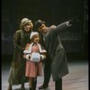 Bridget Walsh as Annie, Rhodes Reason as Daddy Warbucks and Lauren Mitchell as Grace in a scene from a touring company of the musical "Annie." (Fort Worth)