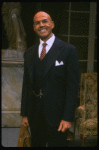 Rhodes Reason as Daddy Warbucks in a scene from a touring company of the musical "Annie." (Fort Worth)