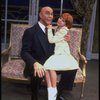 Bridget Walsh as Annie and Harve Presnell as Daddy Warbucks in a scene from a touring company of the musical "Annie."