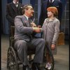 Bridget Walsh as Annie, Harve Presnell as Daddy Warbucks and Jack Denton as FDR in a scene from a touring company of the musical "Annie."
