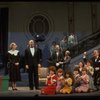 Entire cast in a scene from a touring company of the musical "Annie."